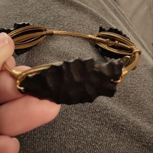 Nordstrom Black Arrowhead Gold Metal Bracelet